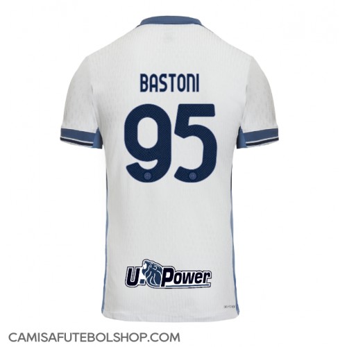 Camisa de time de futebol Inter Milan Alessandro Bastoni #95 Replicas 2º Equipamento 2024-25 Manga Curta